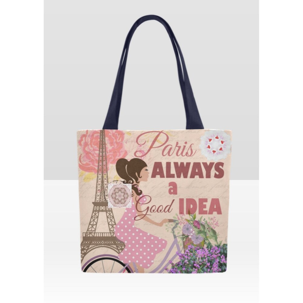 Paris Always a Good Idea Pink Tote Bag
